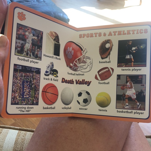 CLEMSON UNIVERSITY 101 MY FIRST TEXT BOARD BOOK - Picture 7 of 10